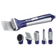 Фен-щетка профессиональная с насадками Gemei GM-4834 6в1