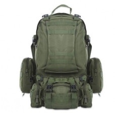 Рюкзак тактический военный с подсумками 55 л Tactical Backpack oliva B08