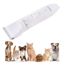 Машинка для грумминга стрижки животных аккумуляторная роторная Geemy GM-634 Белая