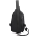 Мужская сумка через плечо нагрудная Baellery cross body bag сумка JXA1808 37*18 см Чёрная
