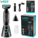 Электробритва для удаления волос на теле 2в1 VGR V-601 Триммер для носа и ушей бритва 5 Вт