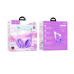 Наушники Hoco W42 Cat Ear Bluetooth с кошачьими ушками и LED подсветкой Фиолетовые с белым
