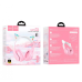 Наушники Hoco W42 Cat Ear Bluetooth с кошачьими ушками и LED подсветкой Розовые с белым