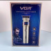 Машинка для стрижки беспроводная аккумуляторная LED-дисплей VGR V-991 + 3 насадки