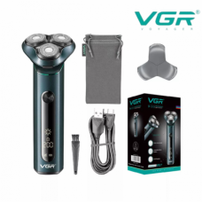 Электробритва портативная бритва VGR V-310 шейвер для бритья бороды и усов с аккумулятором