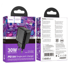 Сетевое зарядное устройство HOCO CS22A Value с одним портом Type-C PD30W