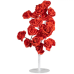 Настольный светильник в виде куста Красных Роз высотой 55 см на 18 LED от сети