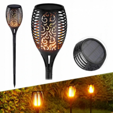 Садовый фонарь светильник с солнечной панелью "Факел" BL XF 6018 FLAME EFECT 50 см 2 шт в комплекте