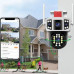 Уличная WiFi камера видеонаблюдения 3MP, FullHD, 2 объектива, YC101  IP камера наблюдения  Поворотная камера