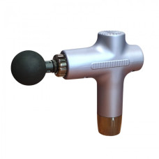 Массажер Аккумуляторный для тела мышечный портативный ручной 6 насадок PRO-THERAPY JY-711 Plus Серый