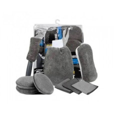 Набор полотенец из микрофибры 9 в 1 для мытья автомобиля