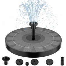 Фонтан насос на солнечной батарее + 6 насадок, Water Pump/ Садовый фонтан 16 см