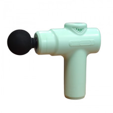 Массажер Аккумуляторный для тела мышечный портативный ручной 4 насадки Maxtop MP-960 Бирюзовый