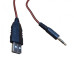 Игровые проводные наушники IMENSO IMS-E1007 RGB USB+3.5 Красные
