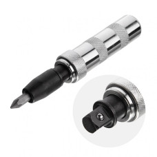 Отвертка ударная с комплектом насадок 6 ед. INTERTOOL HT-0430