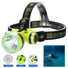 Фонарь налобный подводный для дайвинга аккумуляторный Type-C SQ-901D-OSL LED