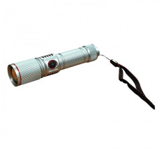 Аккумуляторный фонарь с белым, красным, зелёным, синим светом СОВА CB-S009-4 Серый