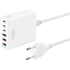 Сетевое зарядное устройство XO L133 3 USB-A 3 USB-C 75W Белый