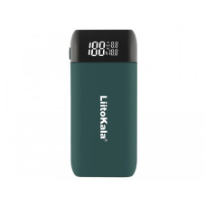 Повербанк-корпус/зарядка Liitokala Lii-MP2, 2x18650-21700, USB-C QC+PD, LCD, Box (Power Bank Case) Зелёный
