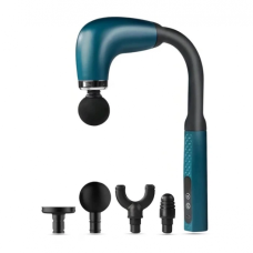 Массажер Аккумуляторный U-образный для тела мышечный ручной 4 насадки Maxtop MP-930