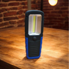 Фонарик ручной BL 205 COB на батарейках Синий